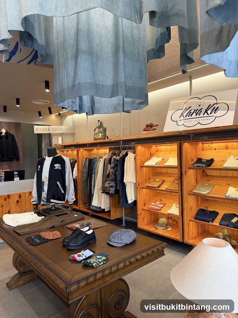 Retro Clothing Store Interior