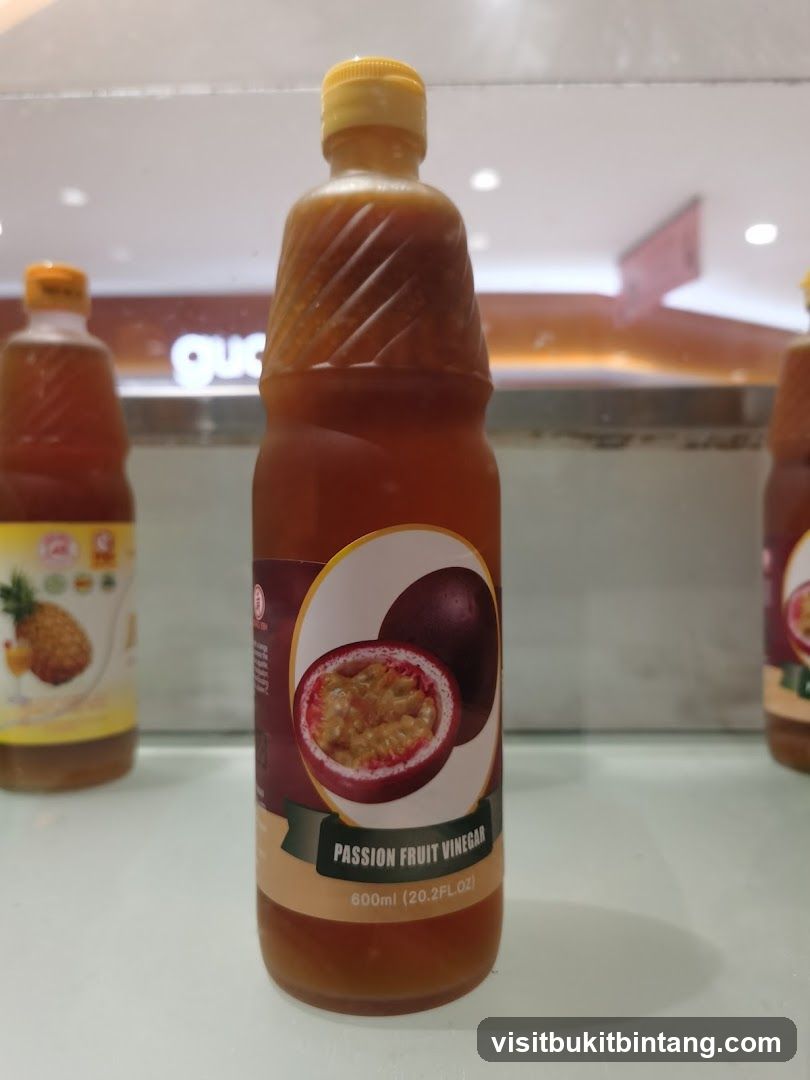 Passion Fruit Vinegar Bottle