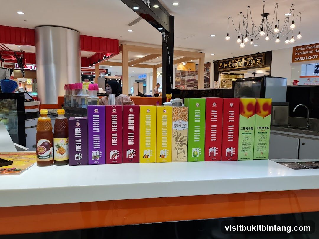 Vinegar Products Display