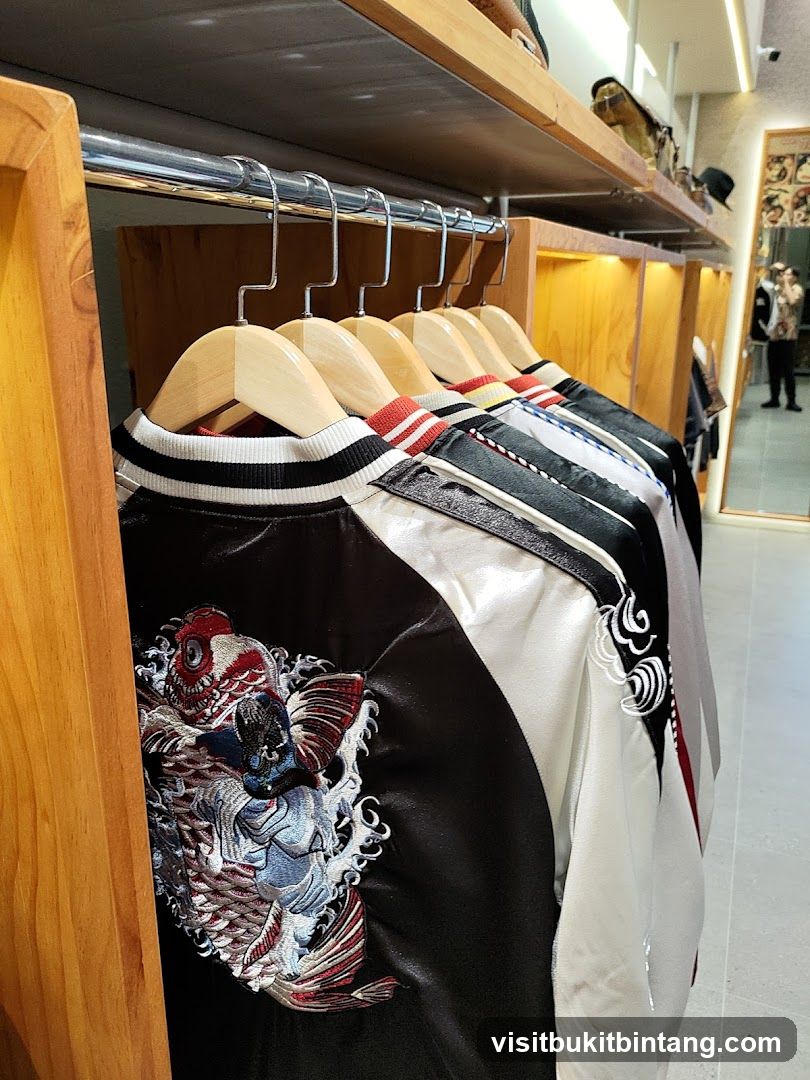 Embroidered Jackets on Display