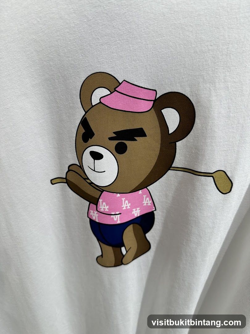 Cartoon Bear Golfer