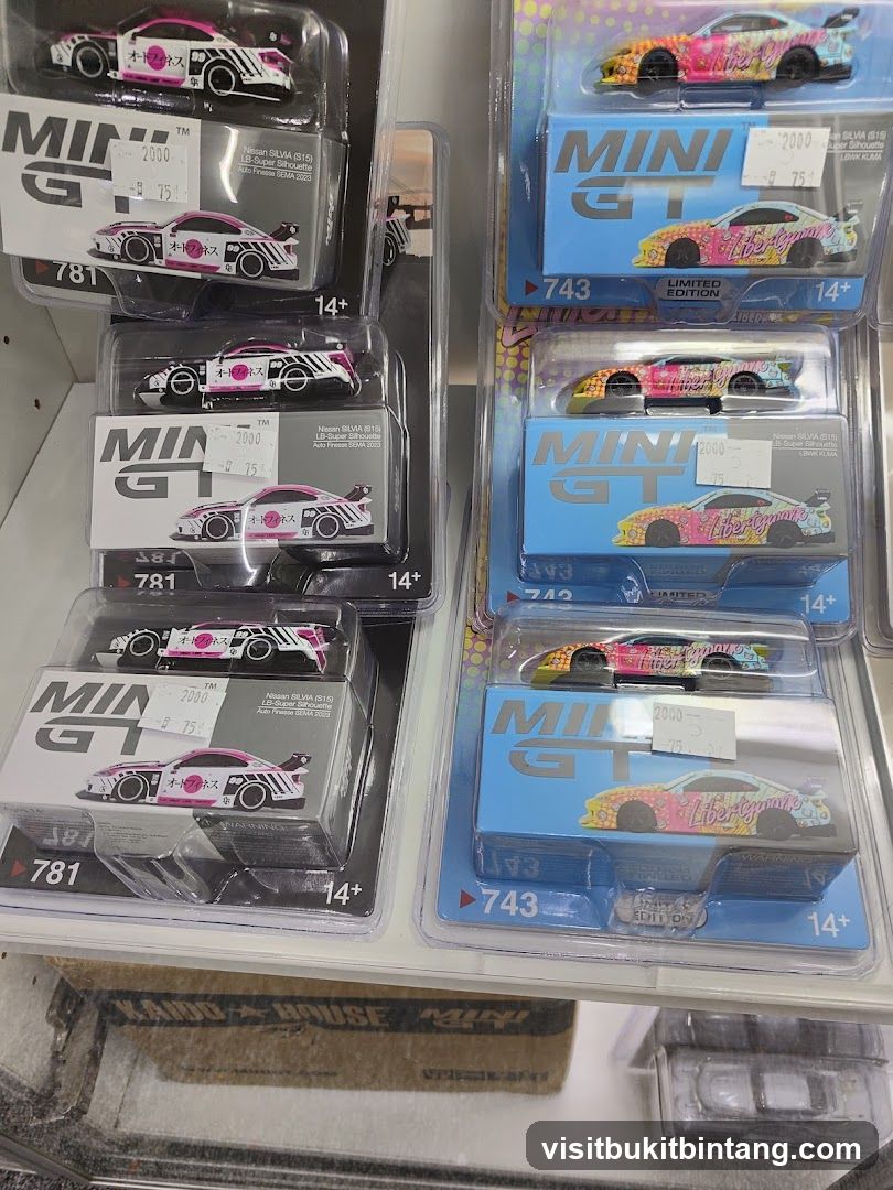Die-cast model cars