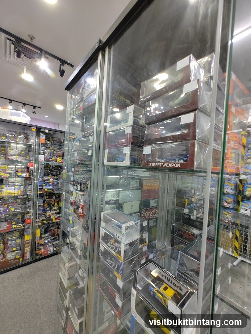 Display of Model Cars