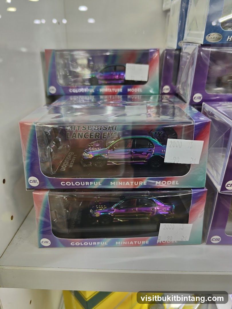 Die-cast car models