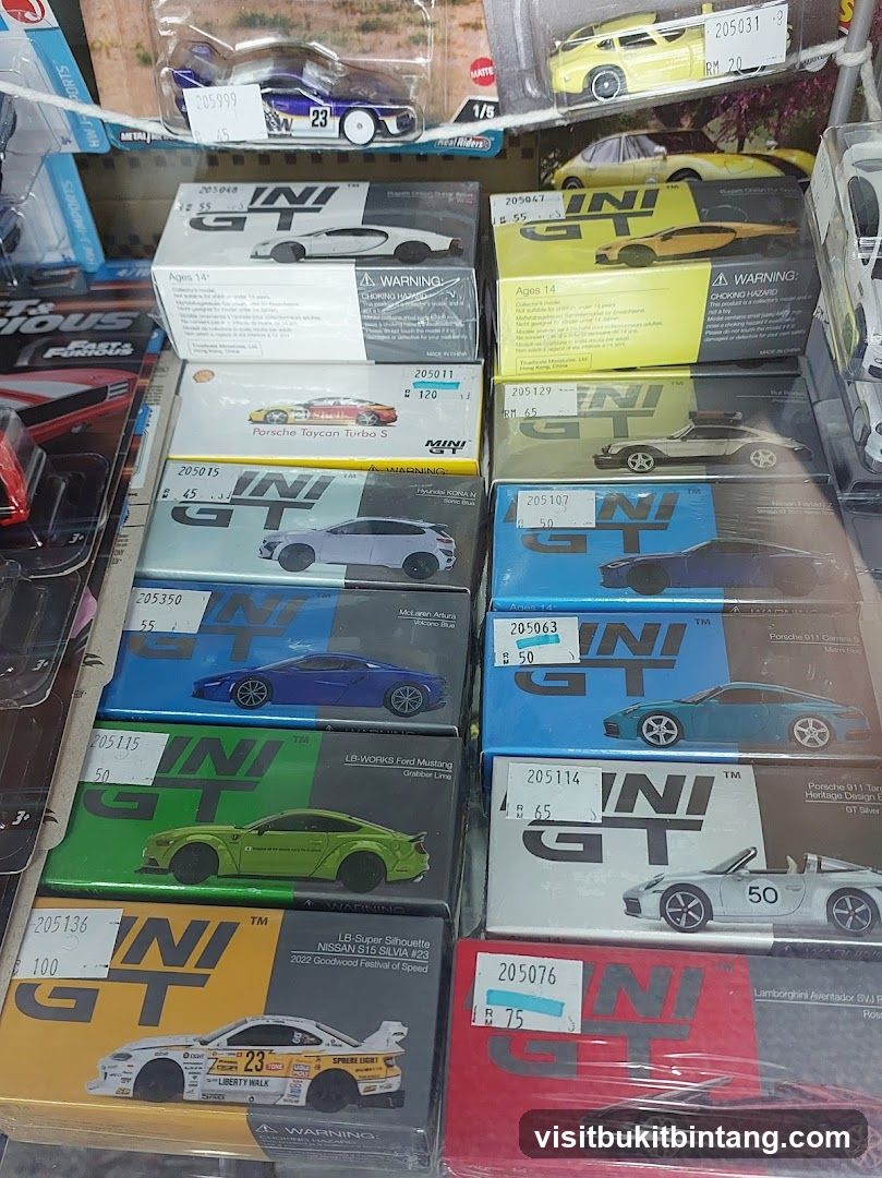 Die-cast car models