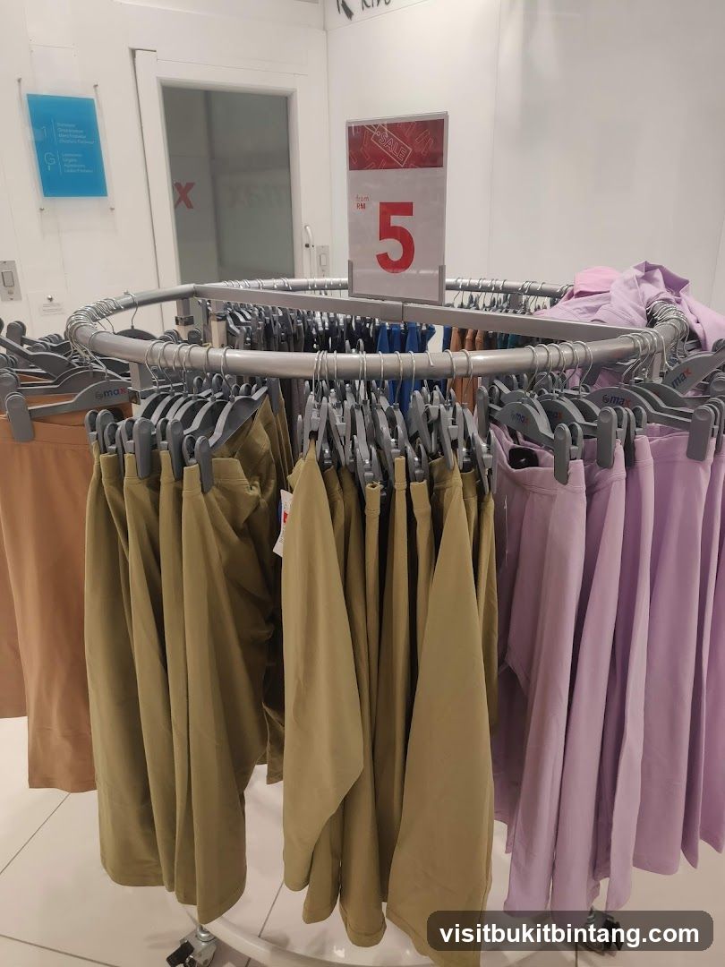 Clothing Sale Display