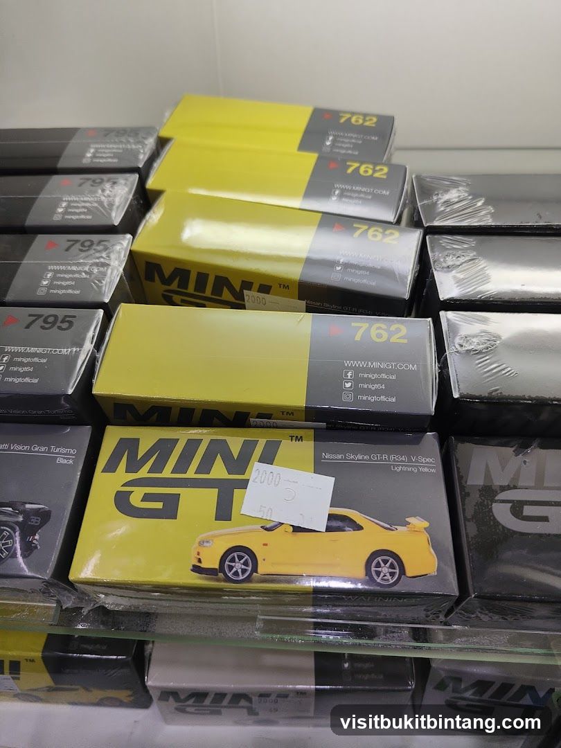 Die-cast car models
