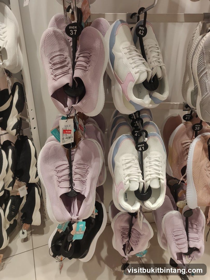 Assorted Sneakers on Display