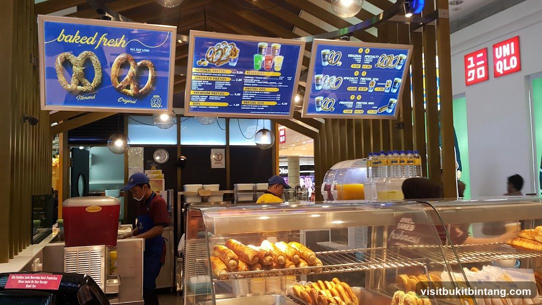 Pretzel Shop Counter