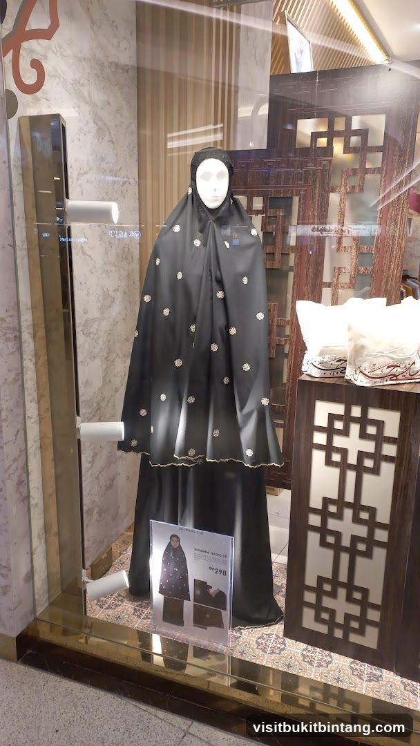 Mannequin in prayer dress