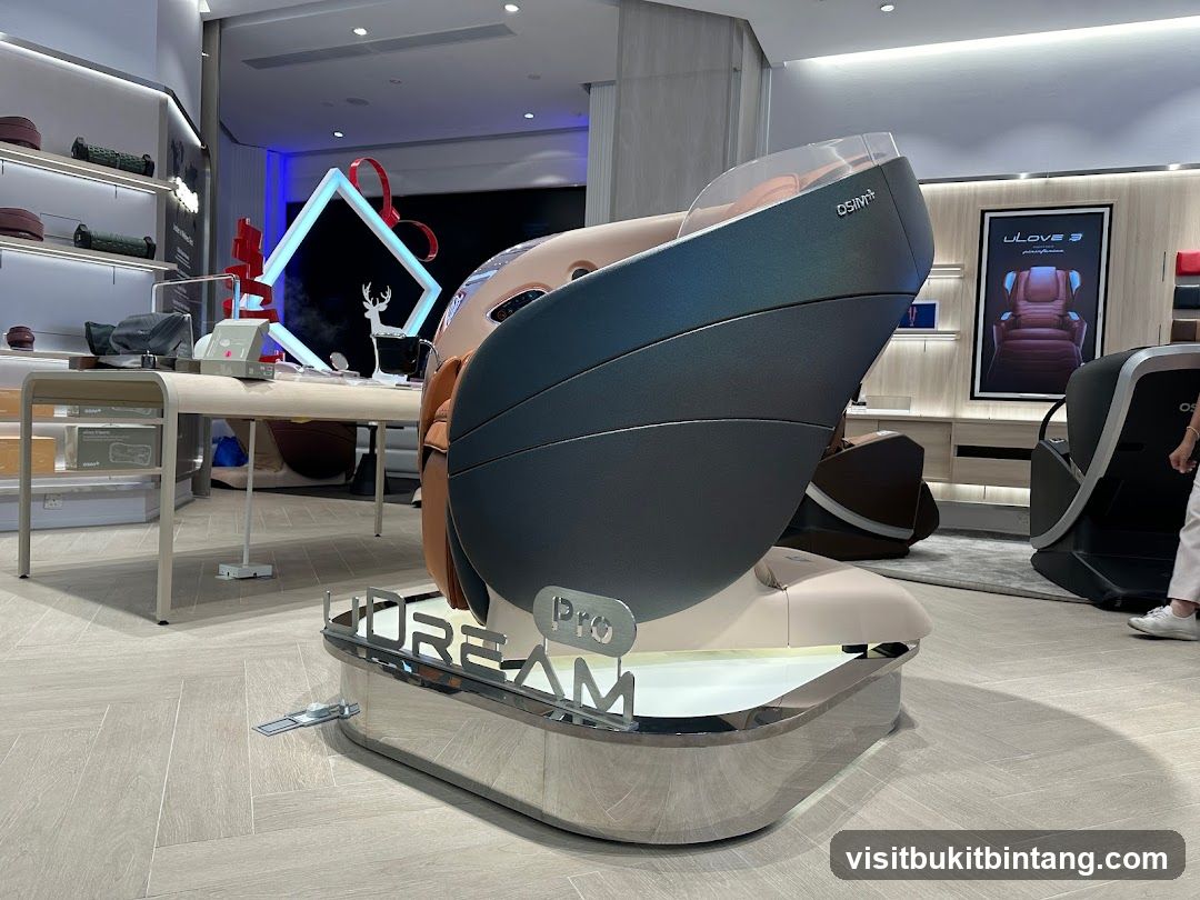 Massage Chairs on Display