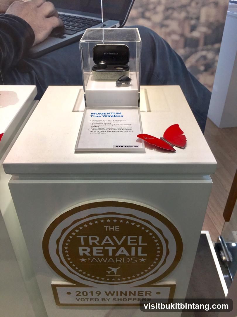 Sennheiser Momentum True Wireless Earbuds Display