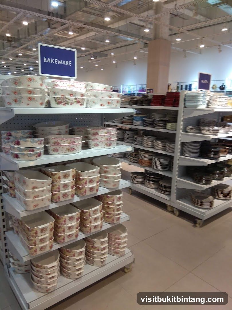 Bakeware and Plates Display