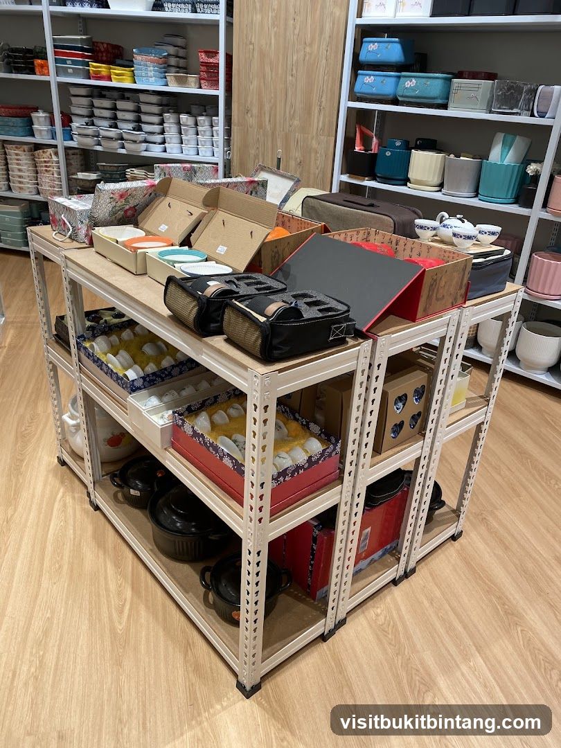 Display of Kitchenware and Home Decor
