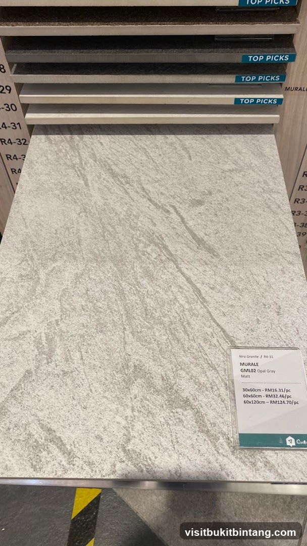 Tile Sample Display