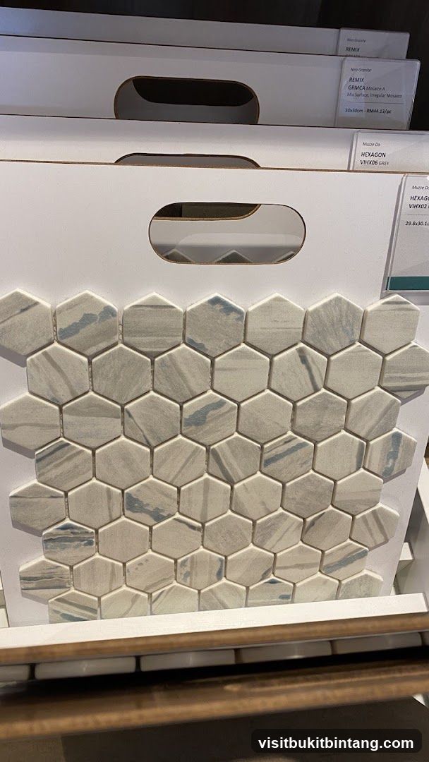 Hexagonal Mosaic Tiles