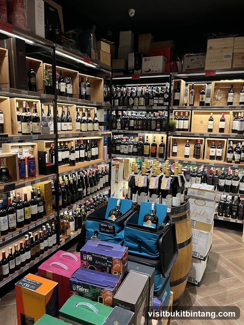Wine and Spirits Store Interior