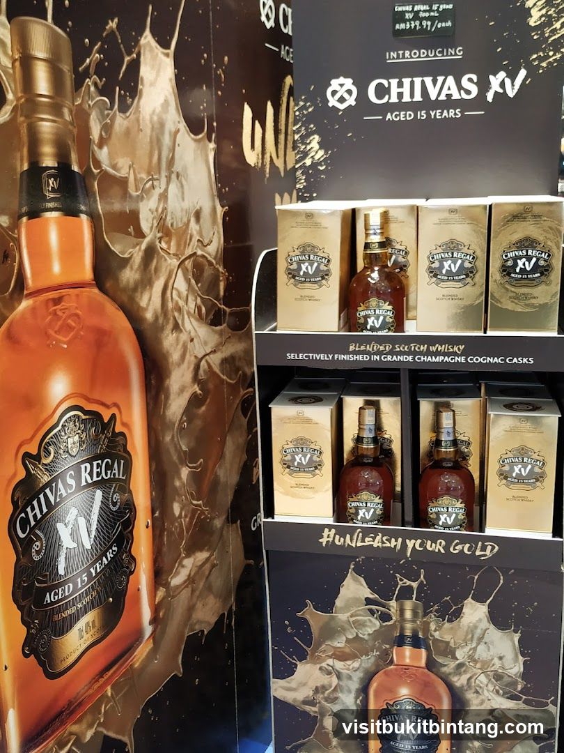 Chivas Regal XV Display