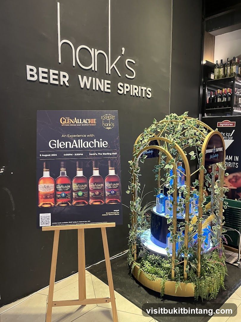 GlenAllachie Whisky Display