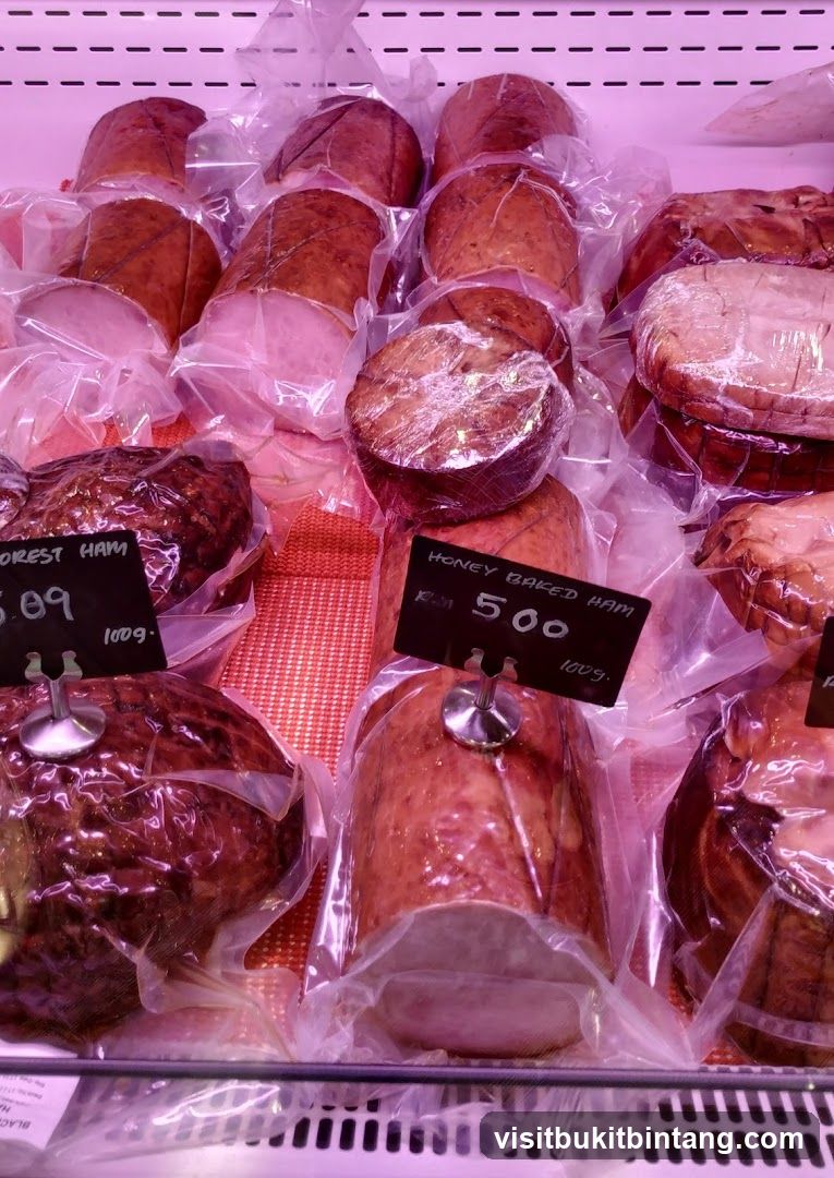 Assortment of Packaged Hams