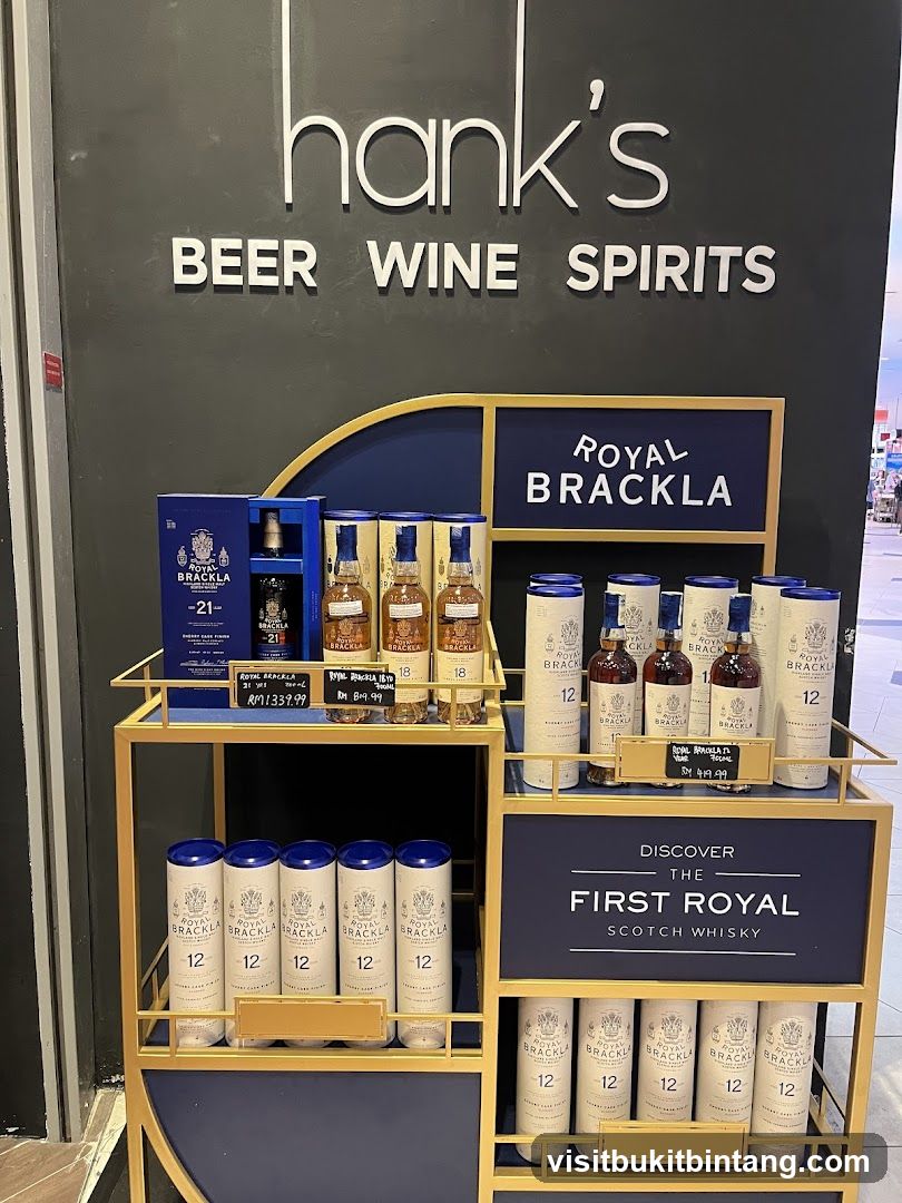 Royal Brackla Scotch Whisky Display