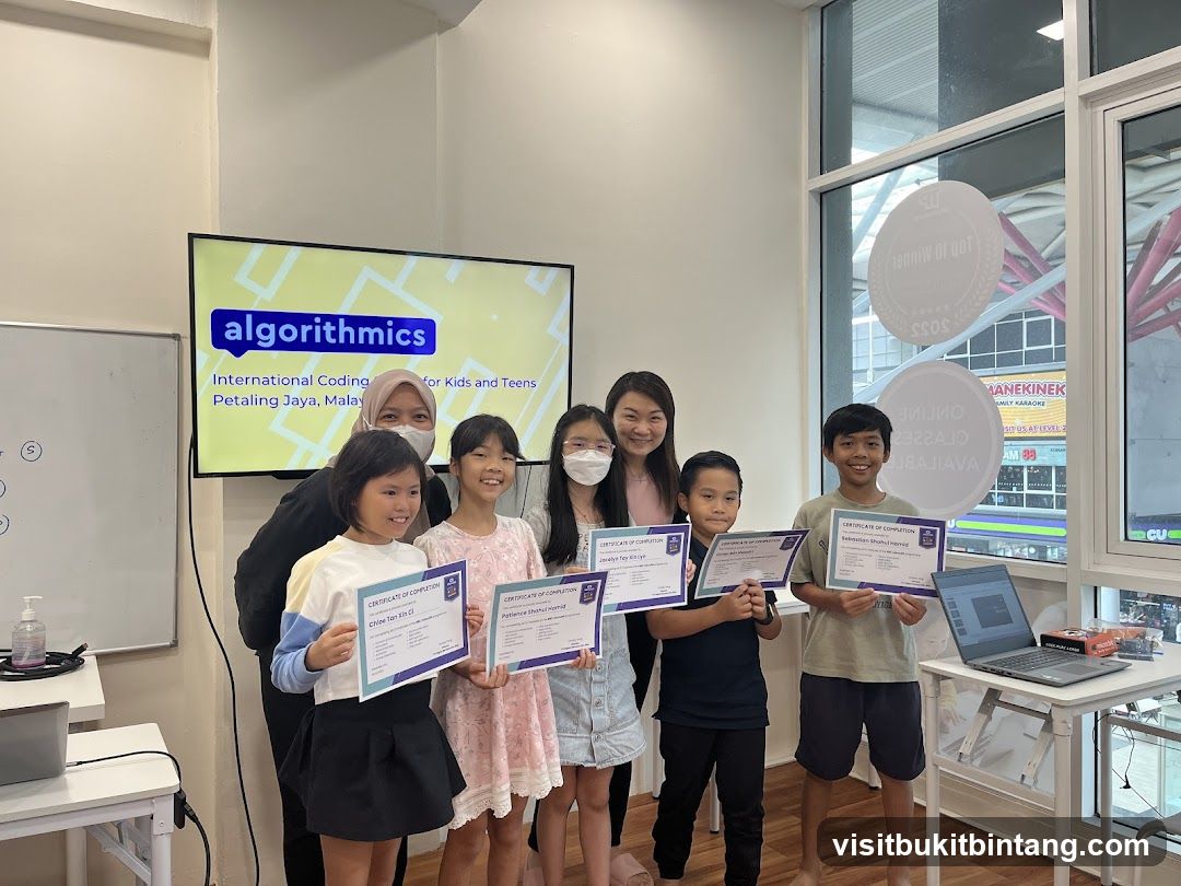 Students receiving certificates