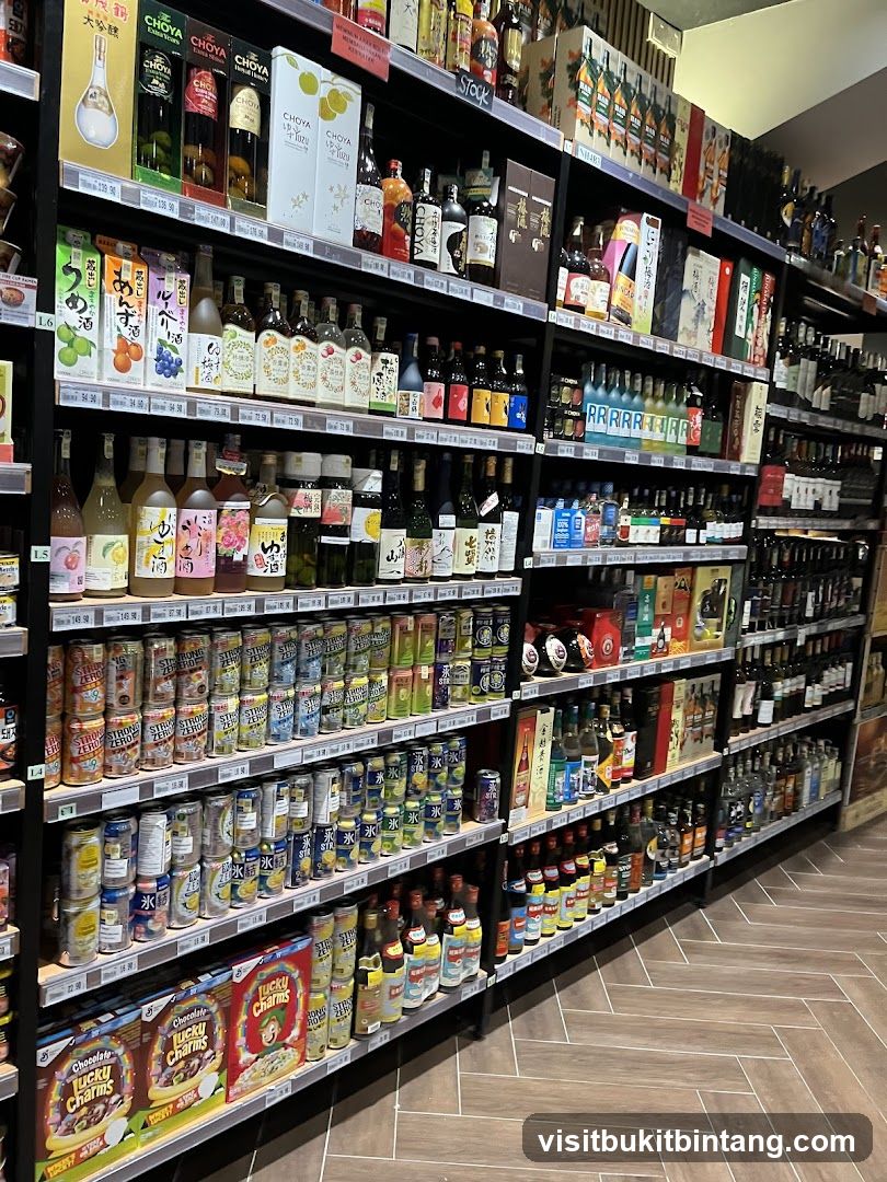 Alcohol and Cereal Aisle