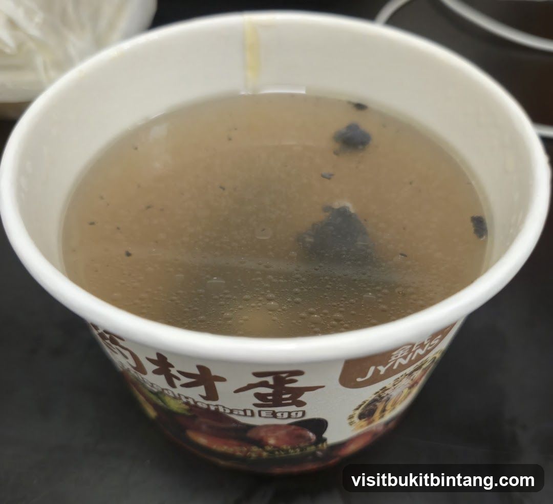 Herbal Egg Soup
