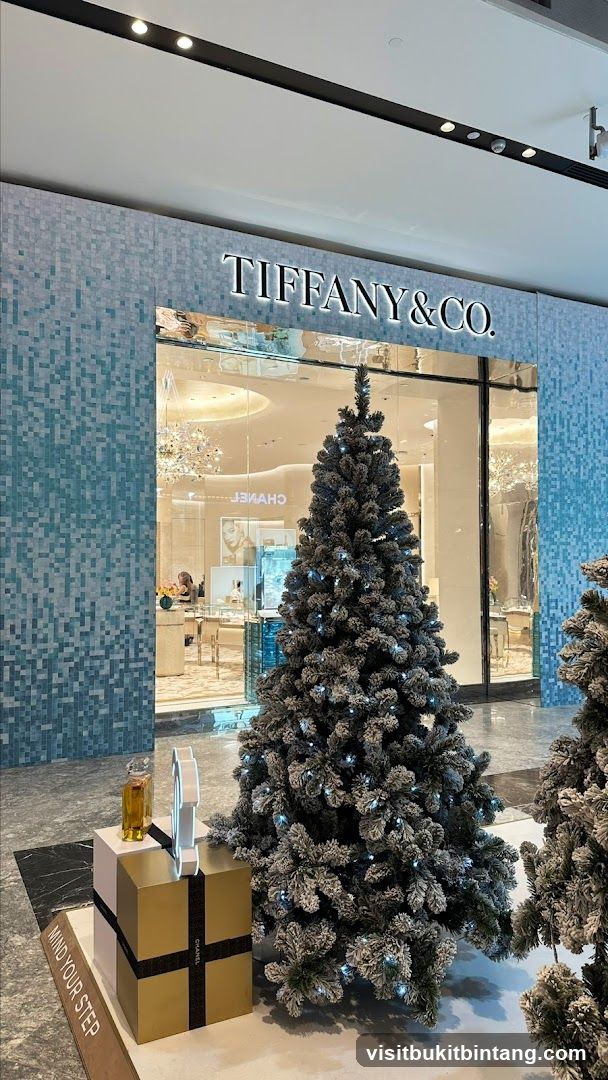 Chanel and Tiffany & Co. Holiday Display
