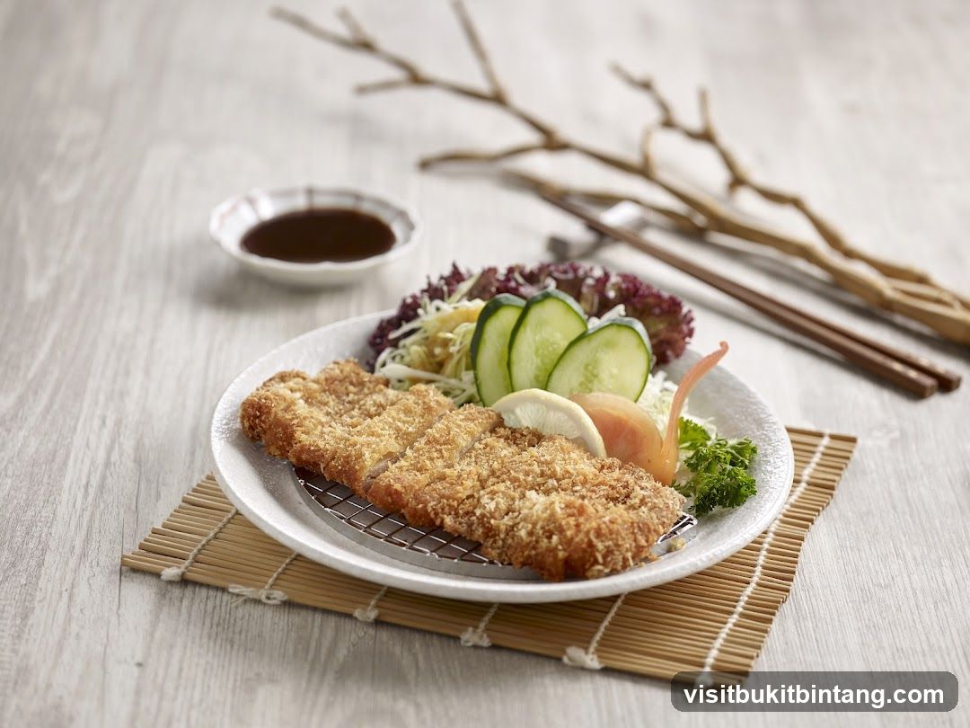 Crispy Pork Cutlet with Salad
