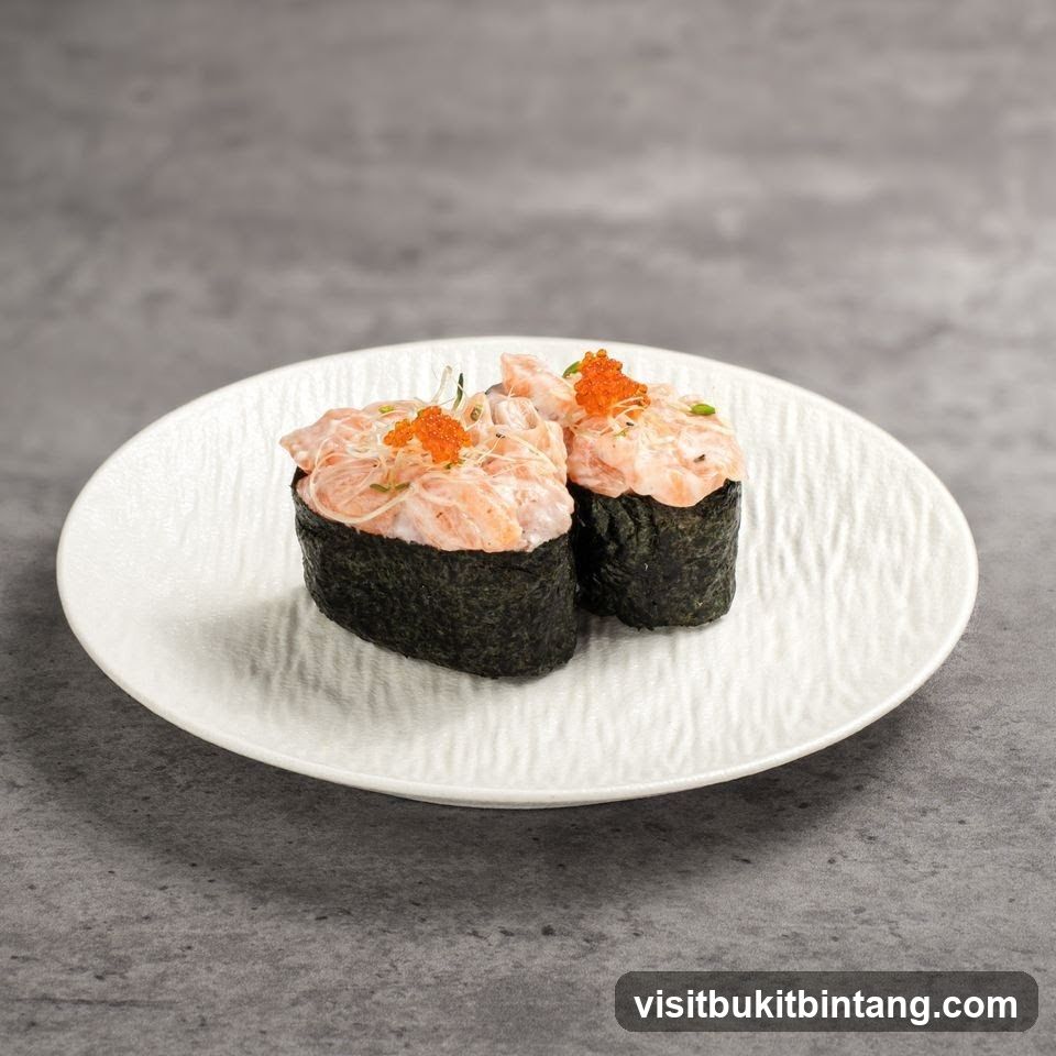 Salmon Gunkan Maki
