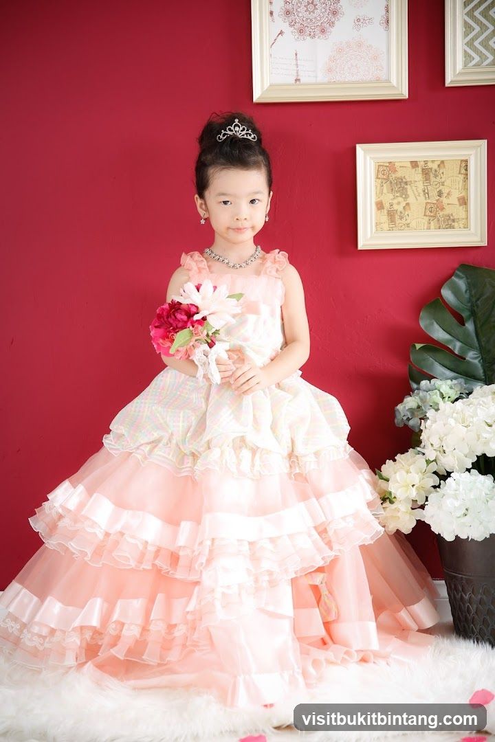 Young Girl in a Formal Dress
