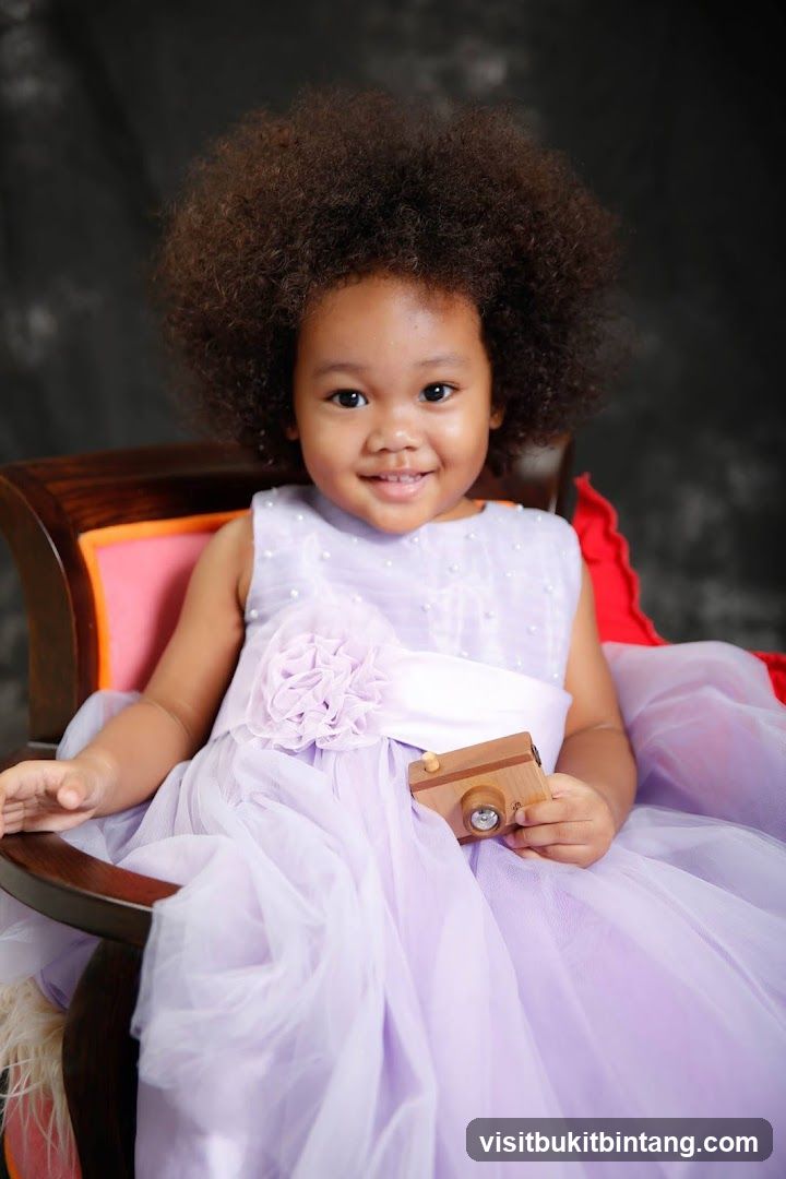 Young Girl in a Lavender Dress