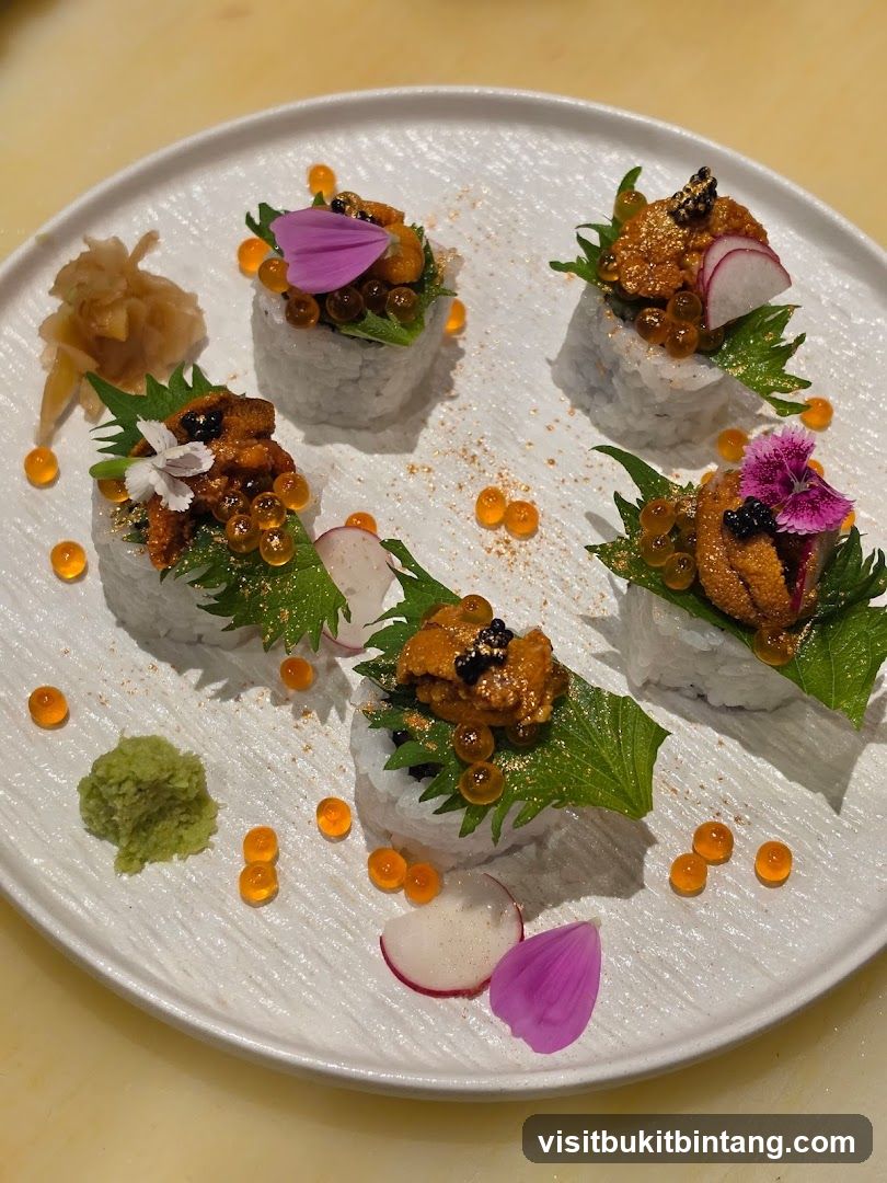 Uni Sushi Rolls