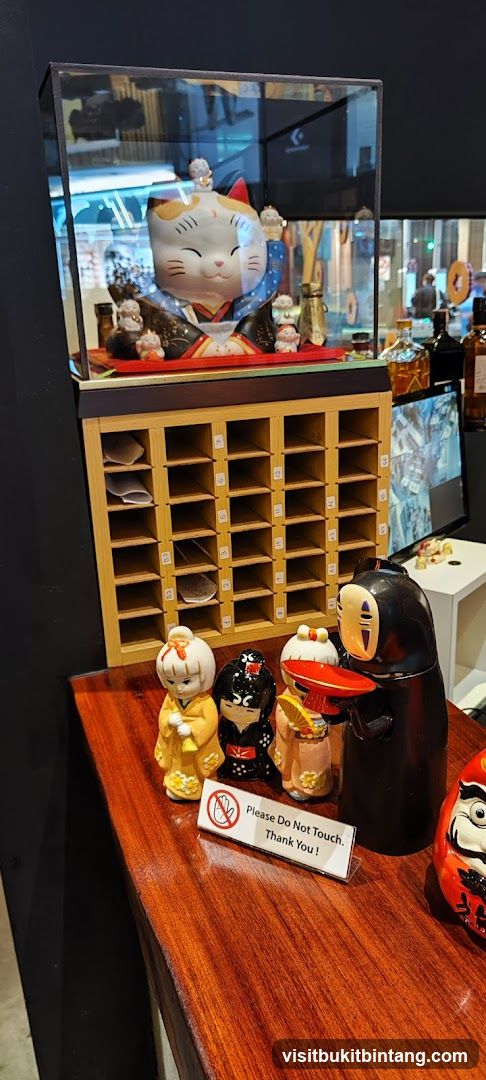 Display of Japanese Figurines