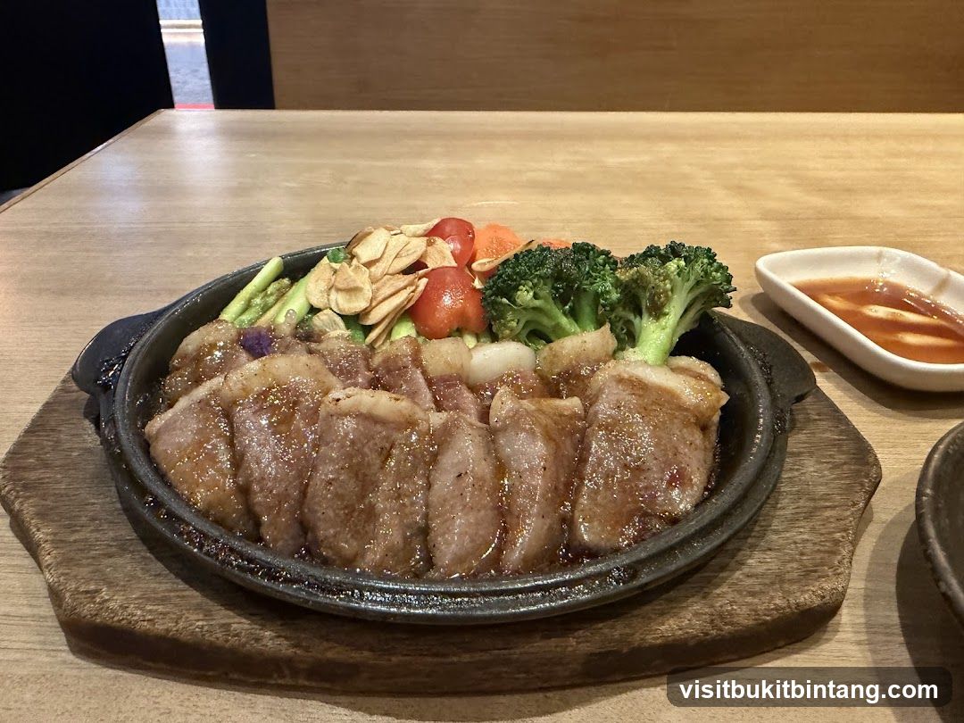 Sizzling Steak with Vegetables