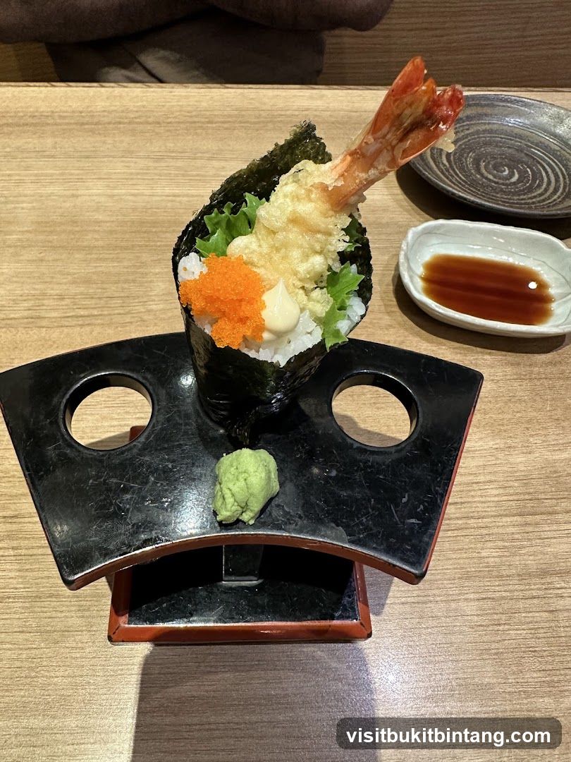 Shrimp Tempura Hand Roll