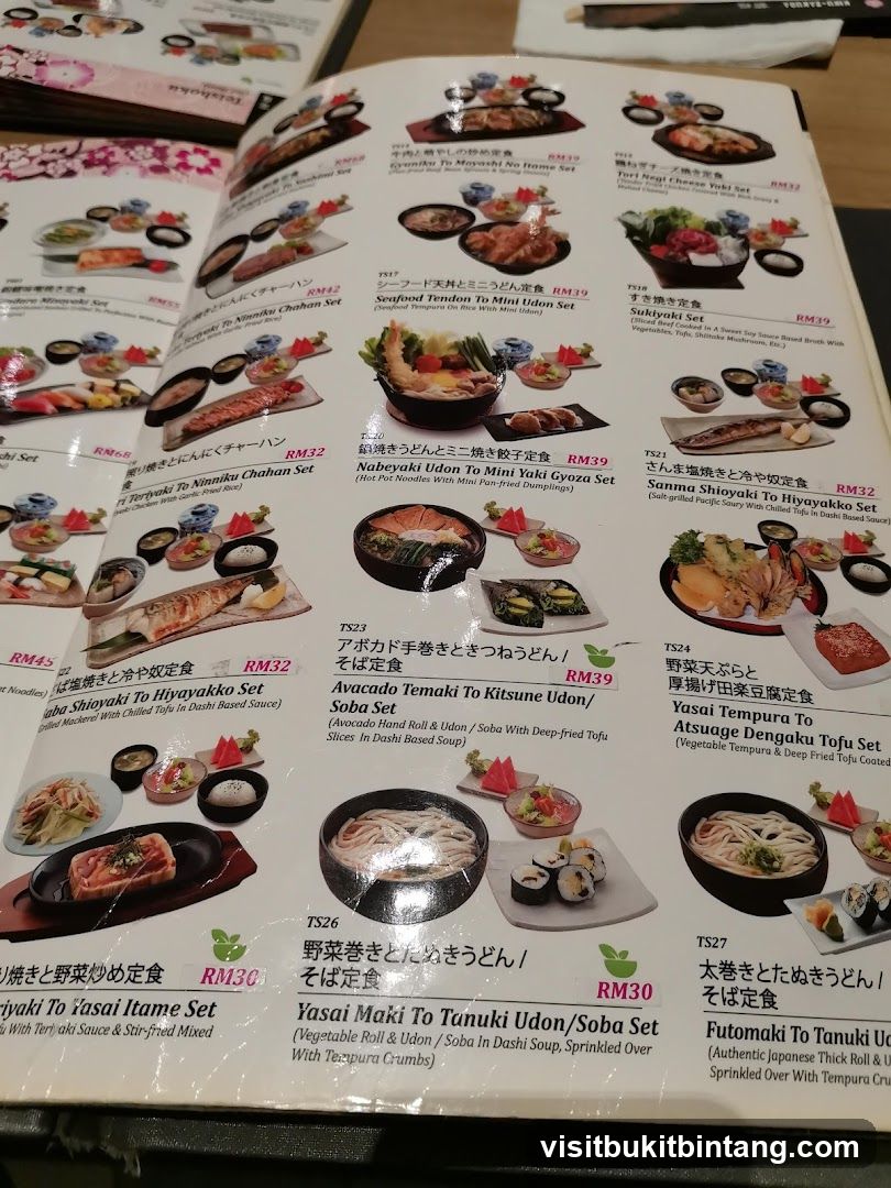 Japanese Menu