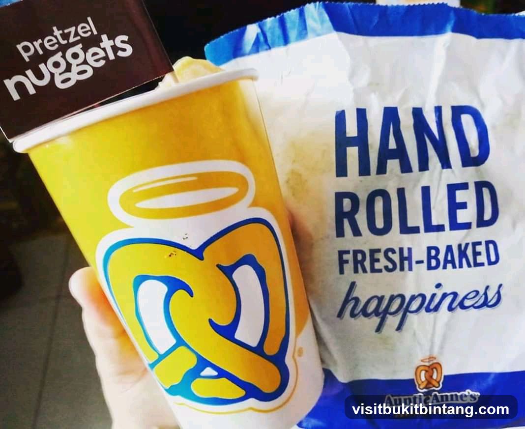 Auntie Anne's Pretzel Nuggets and Bag
