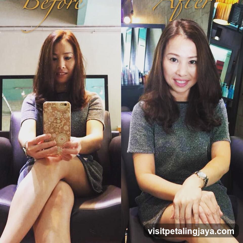 Before and After Hair Transformation