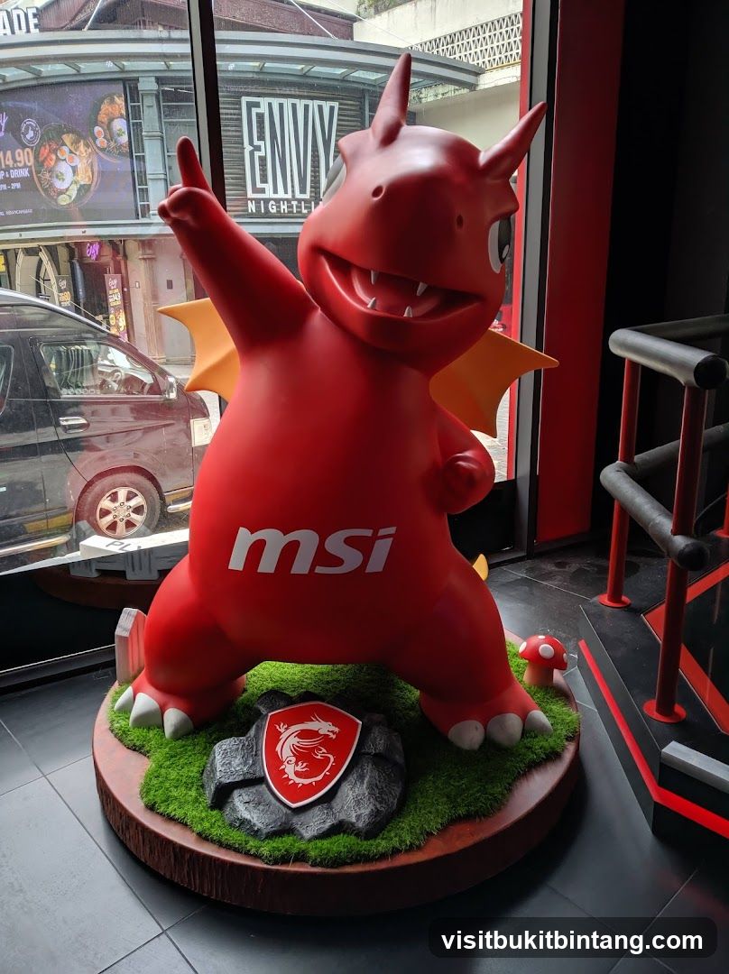 MSI Dragon Mascot Statue