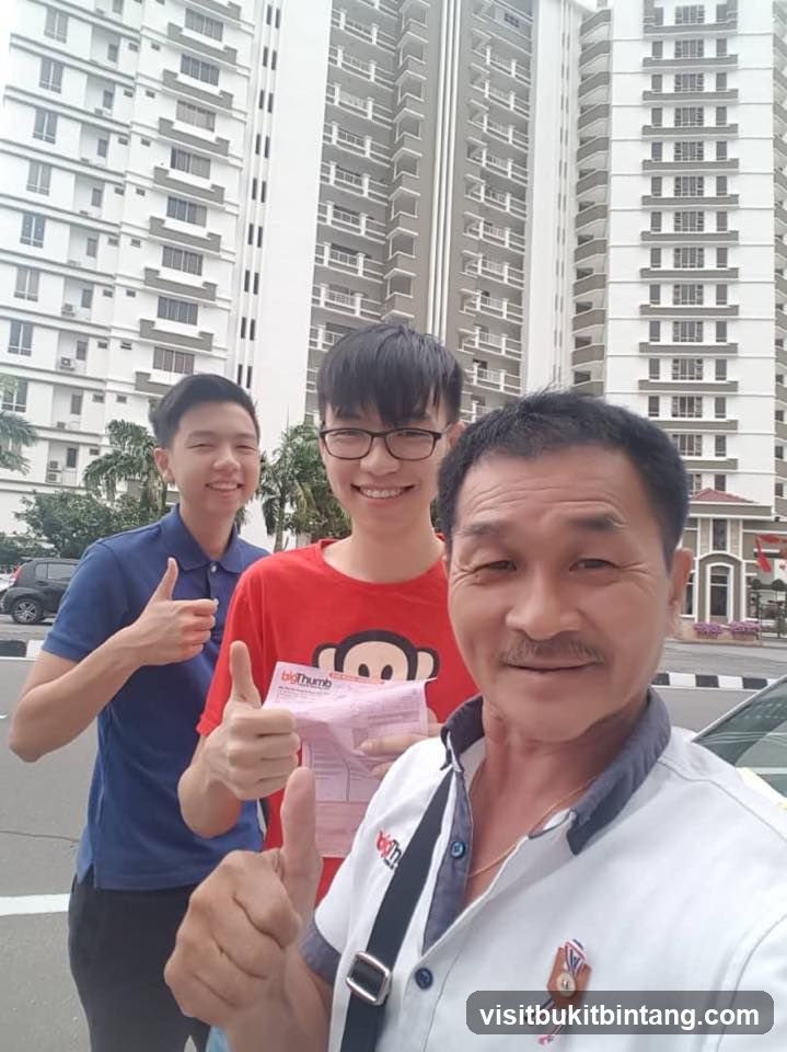 Three people giving thumbs up