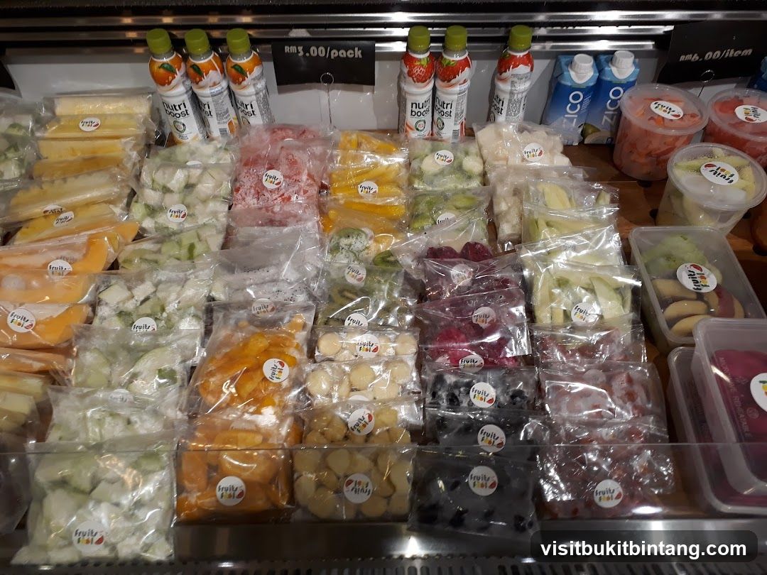 Assortment of Pre-packaged Fruits