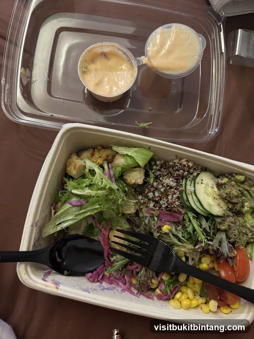 Salad with Dressing