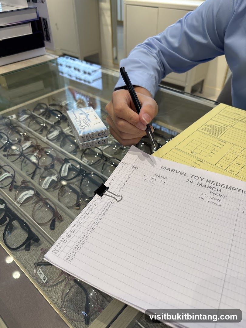 Eyewear Store Counter