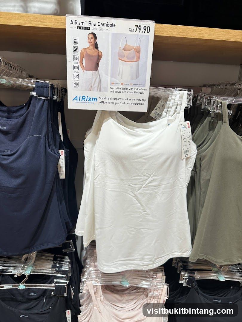 AIRism Bra Camisole Display