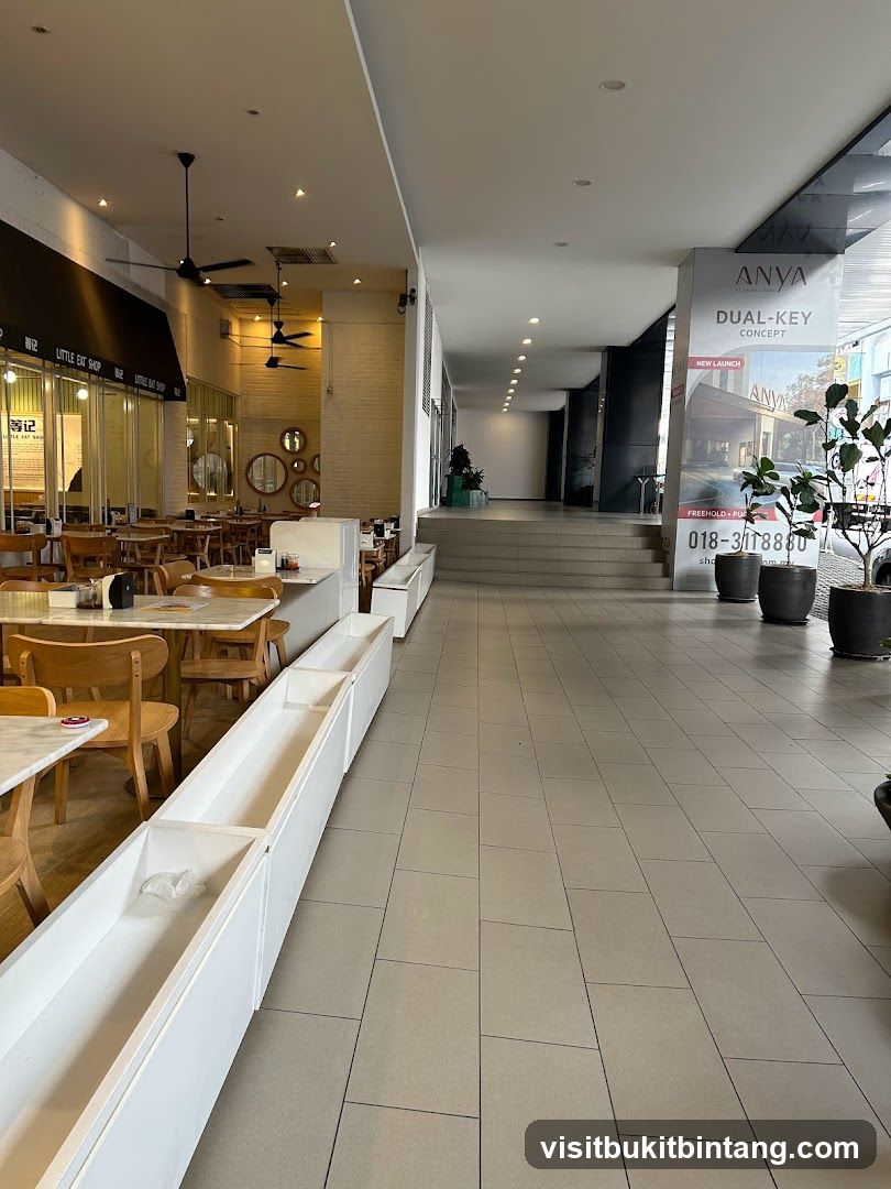 Restaurant Interior and Hallway