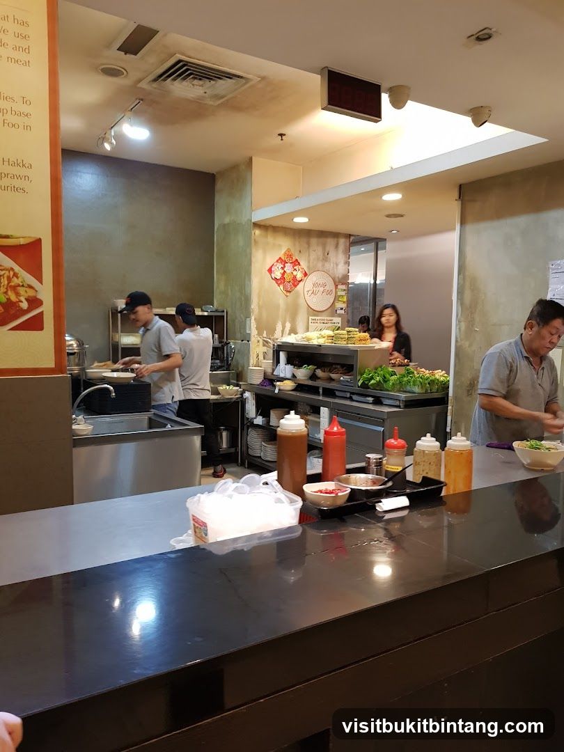Restaurant Kitchen and Counter