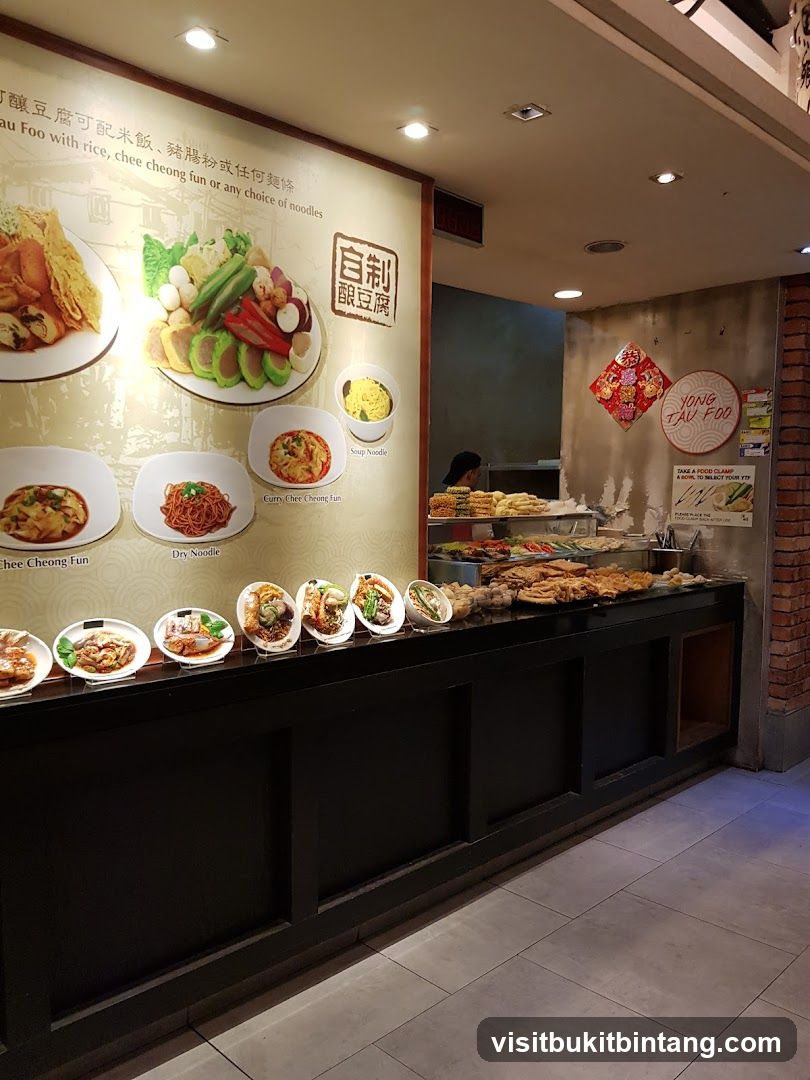 Yong Tau Foo Display