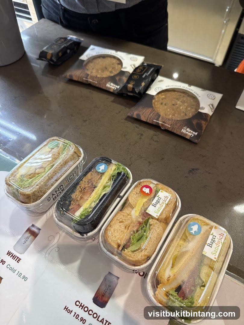 Sandwiches and Cookies